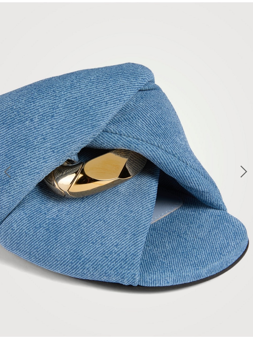 JW Anderson Chain Denim Twist Sandal 37 - Picture 4 of 10